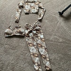 (Make a reasonable offer)Snake Skin (Lici Fit) Brand New